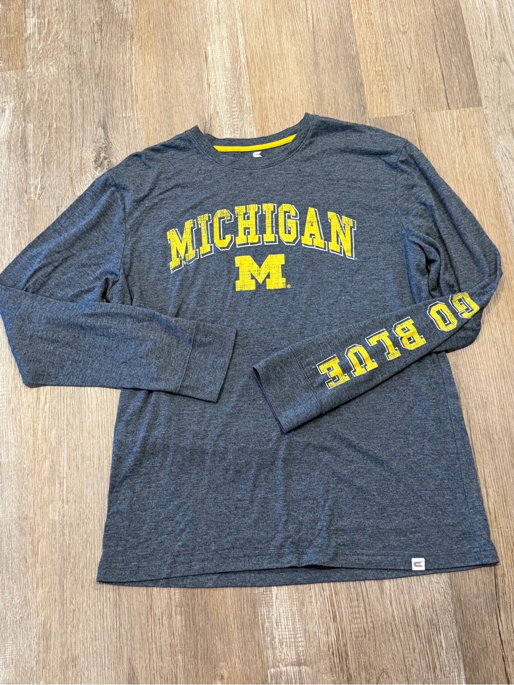 University of Michigan Wolverines Colosseum Long Sleeve Shirt Men’s L Go Blue